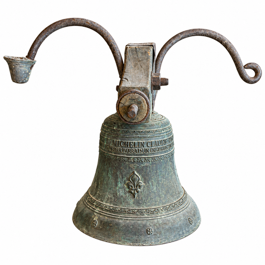 Antique French Bronze Bell (GE-BELL01)