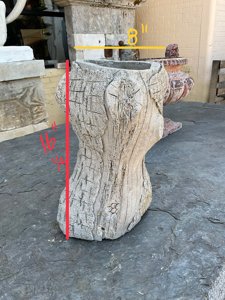 French Faux Bois Planter (V-LKVAE)