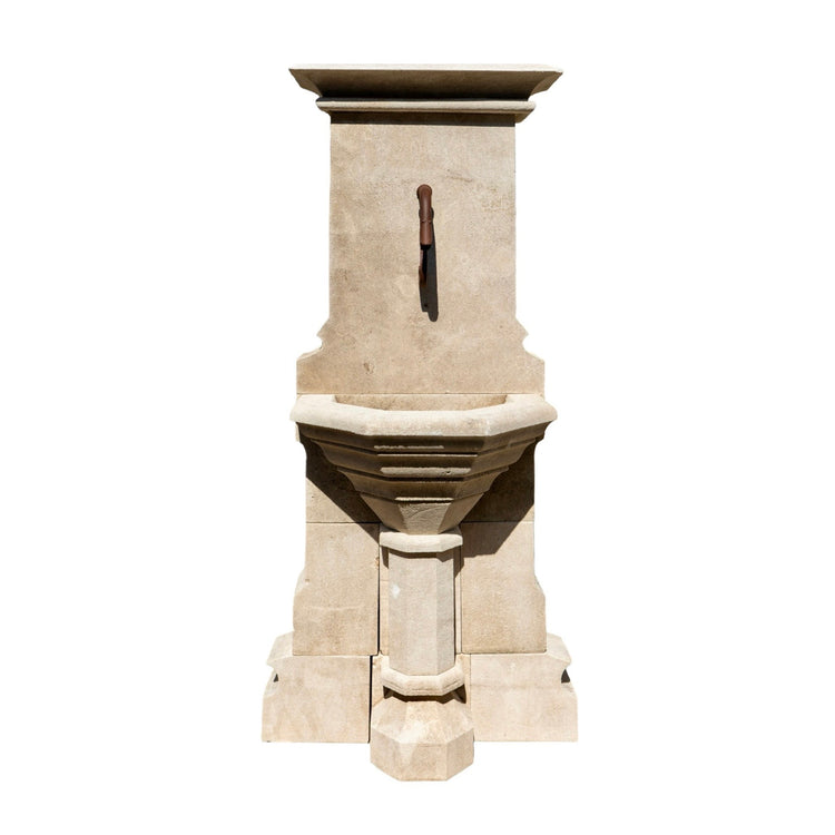 Contemporary French Limestone Wall Fountain (FO95)