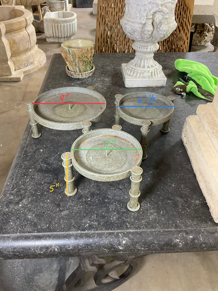 English Antique Metal Candle Holders (HD-MLEG)