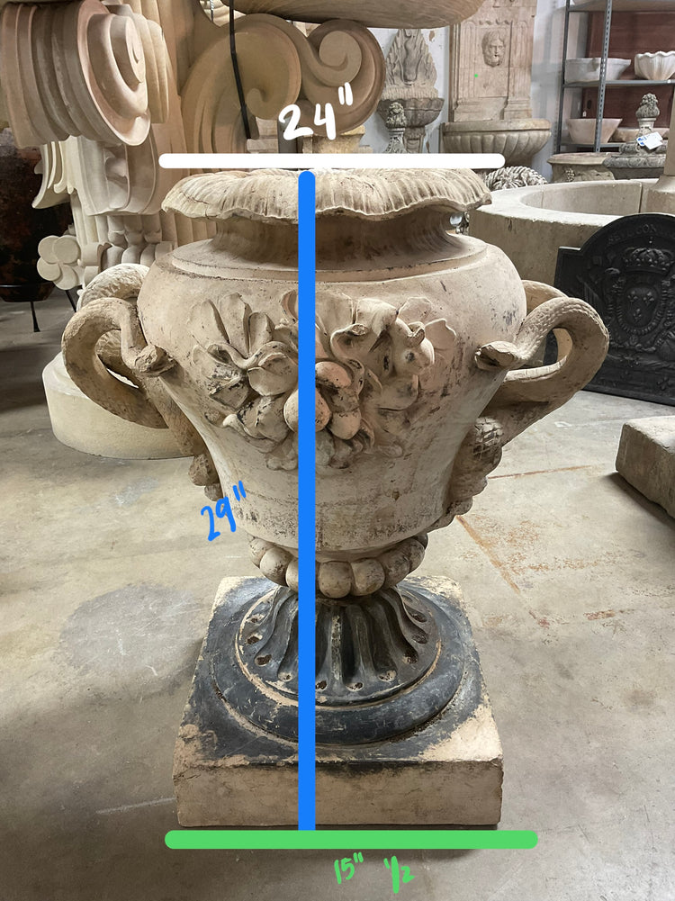 English Terracotta Serpent Planter (V-GMTR)