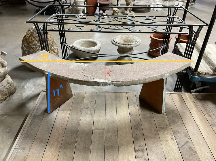 French Faux Bois Bench (GE-UYJL)