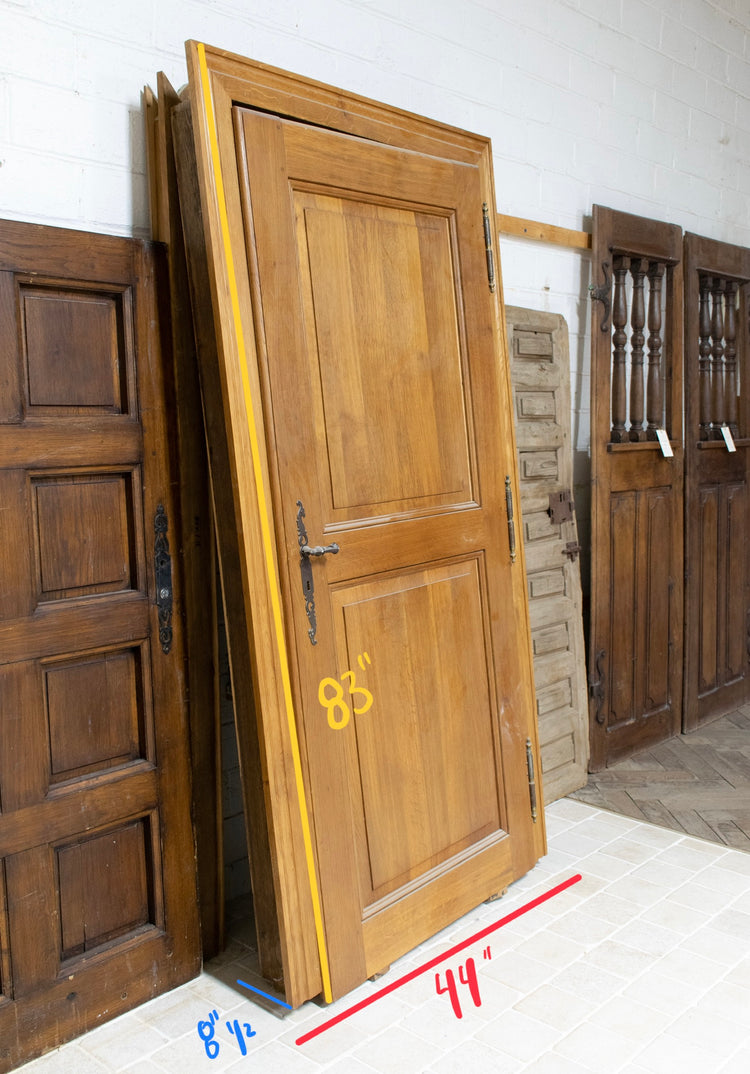 French Single Oakwood Framed Door (D-ZEL0)