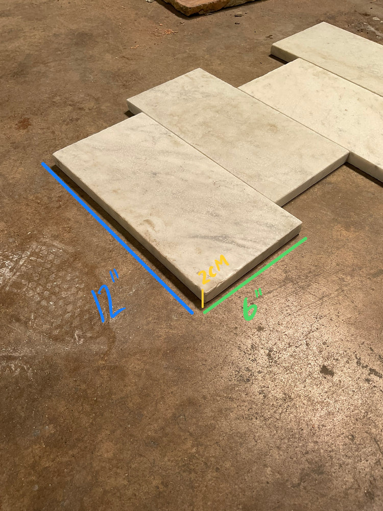 White Italian Carrara Marble Subway Tile (STONE-ZKXT)