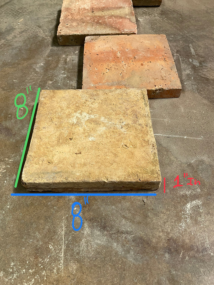 Reclaimed French Terracotta Square Tile (TC-DXUC)