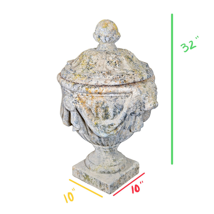 Contemporary French Reconstituted Stone Urn (V-V931)