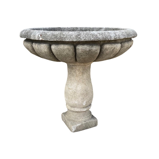 Antique French Limestone Birdbath (GE-WNIU)