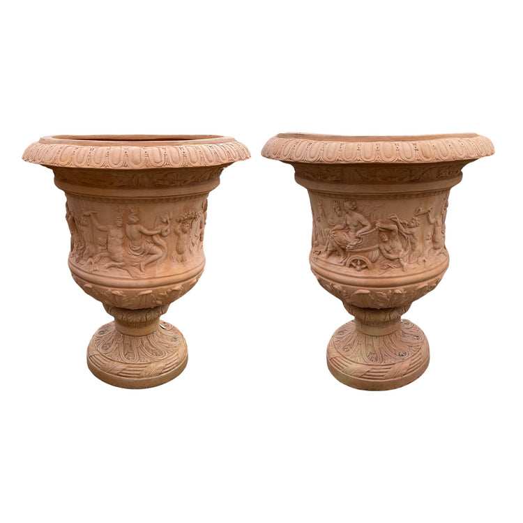 Midcentury Italian Terracotta Urn (V-WNKZ)