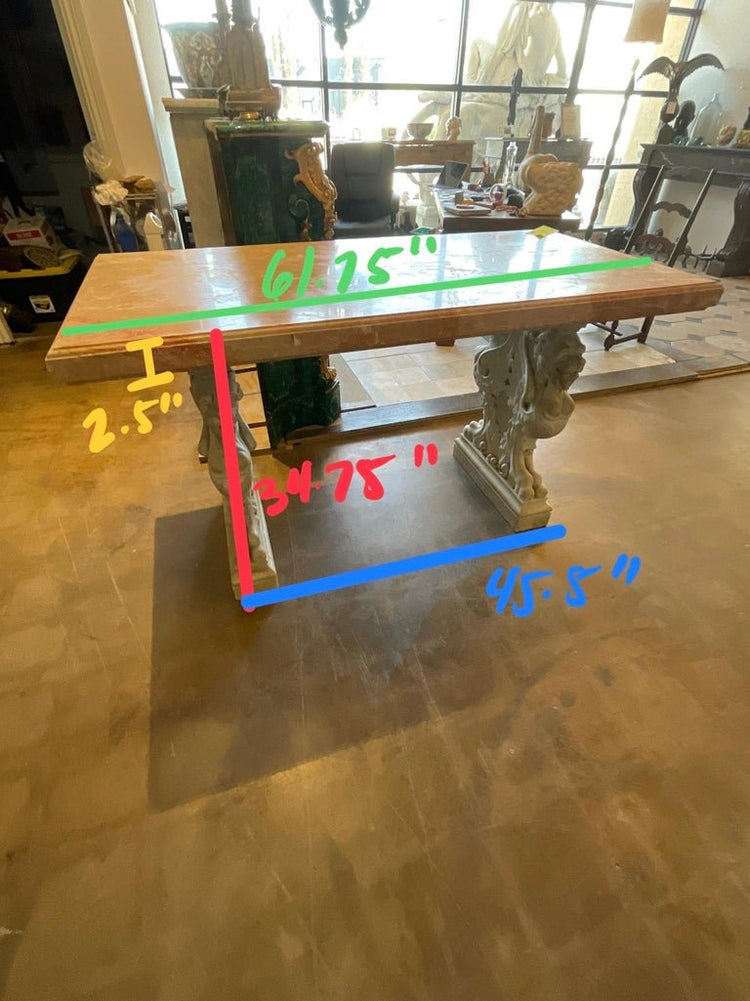 French Marble Table (T-191)