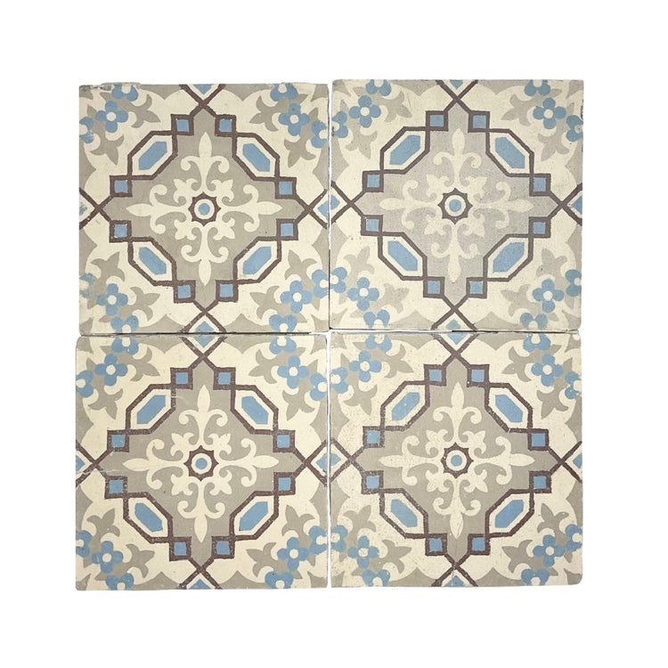 Reclaimed French Encaustic Concrete Tile (ET-OZHW)