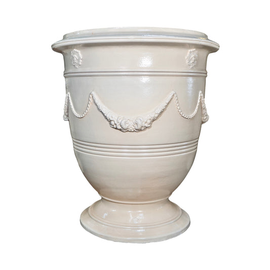 Contemporary French Glazed Terracotta Vase (V-HRFB-B)