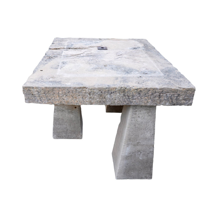 Antique French Limestone Table (GE-TFDJ)