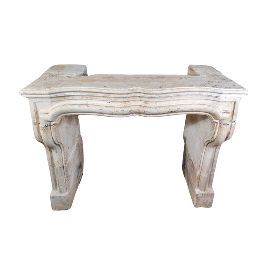 Italian Limestone Mantel