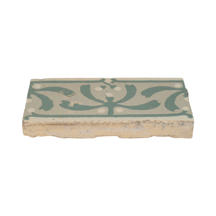 Reclaimed French Encaustic Concrete Border Tile (ET-JELV)