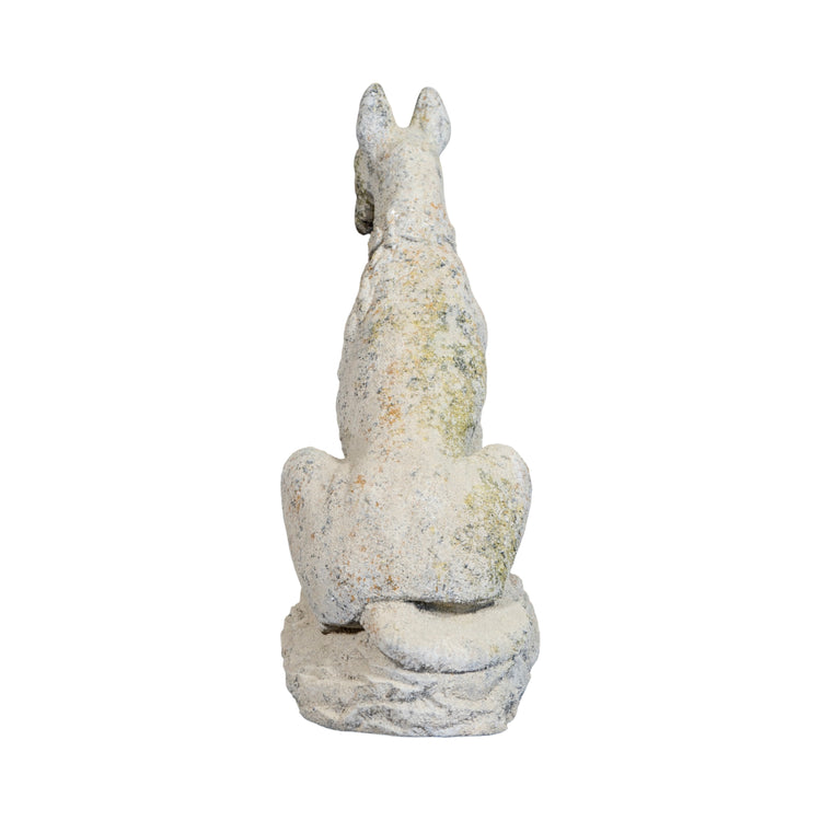 Pair of Contemporary French Granite Composite Boxer Sculptures (GE-RZPV)