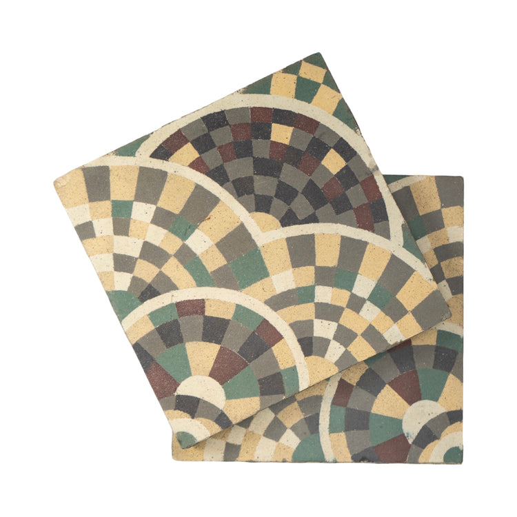 Reclaimed French Encaustic Concrete Tile (ET-LBNW)