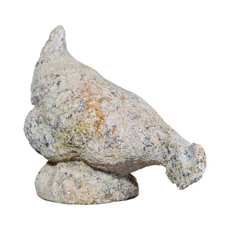 Contemporary French Granite Composite Chicken Sculpture (GE-AQRH)