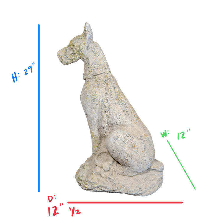 Pair of Contemporary French Granite Composite Boxer Sculptures (GE-RZPV)