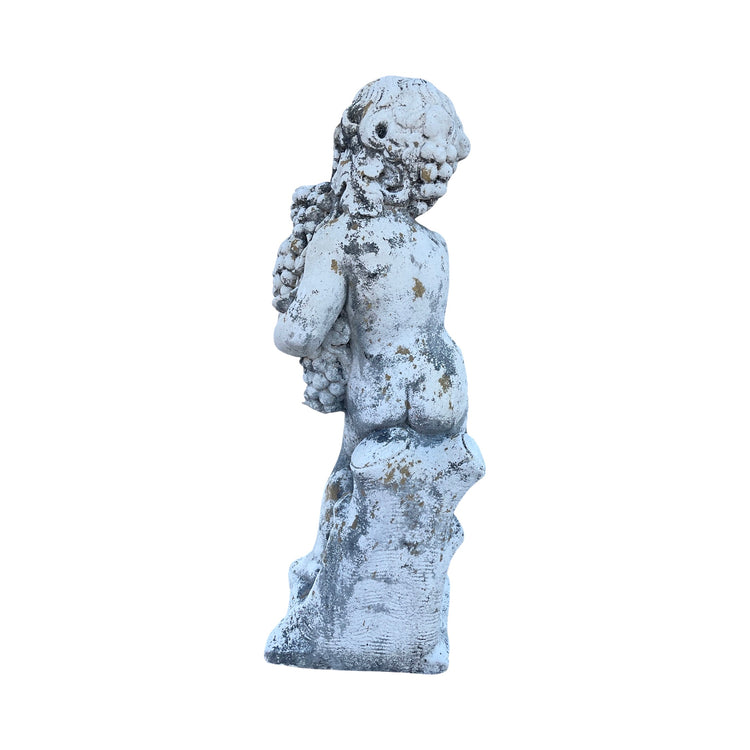 French Cherub Cement Composite Statue (GE-HSWK)