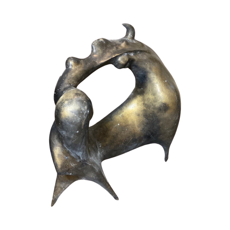 French Bronze Mythical Sculpture (HD-AWKB)