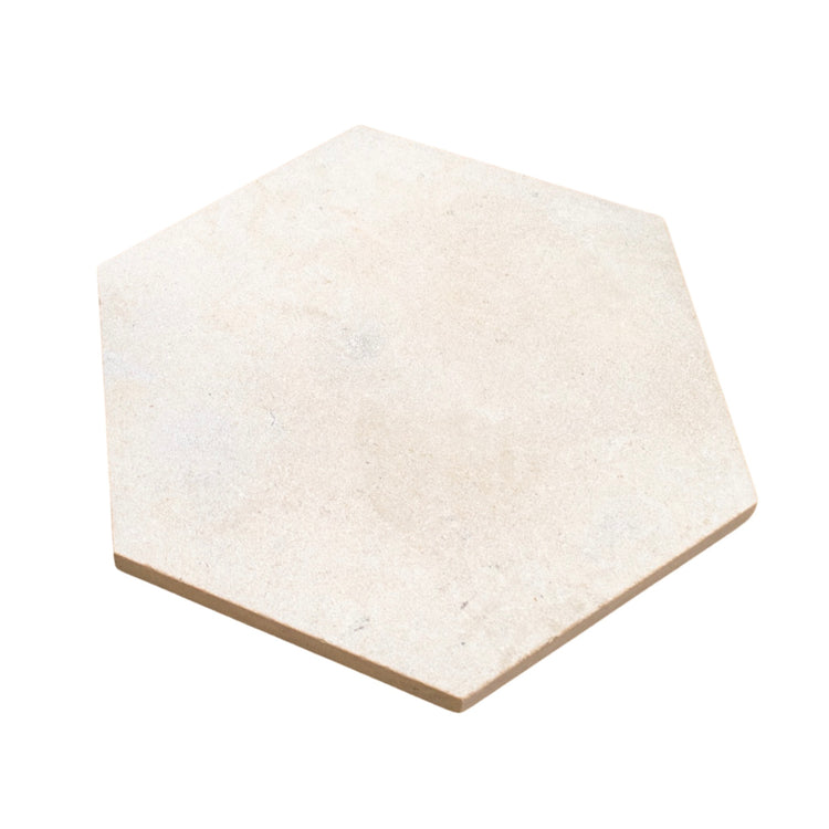 Egyptian Sandblasted Limestone Hexagonal Tile