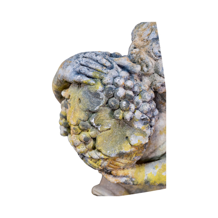 Contemporary French Reconstituted Stone Putti Statue (GE-BSAY)