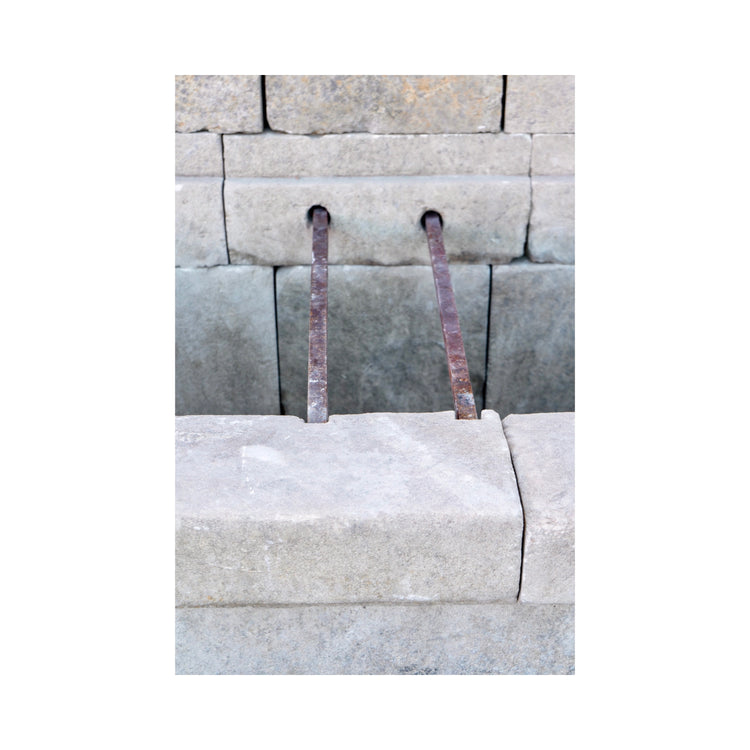 Antique French Limestone Wall Fountain (F-NWHM)