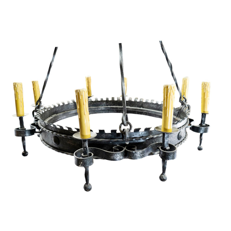 French Iron Chandelier (L-KNER)