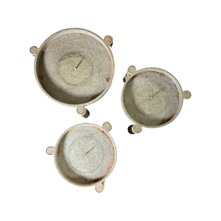 English Antique Metal Candle Holders (HD-MLEG)