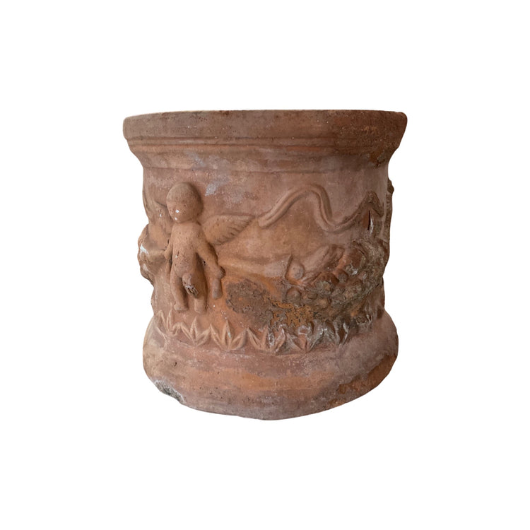 Pair of Antique English Terracotta Planters (V-YEKR)
