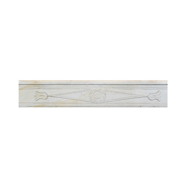 Antique French Limestone Fireplace (ALCH621)