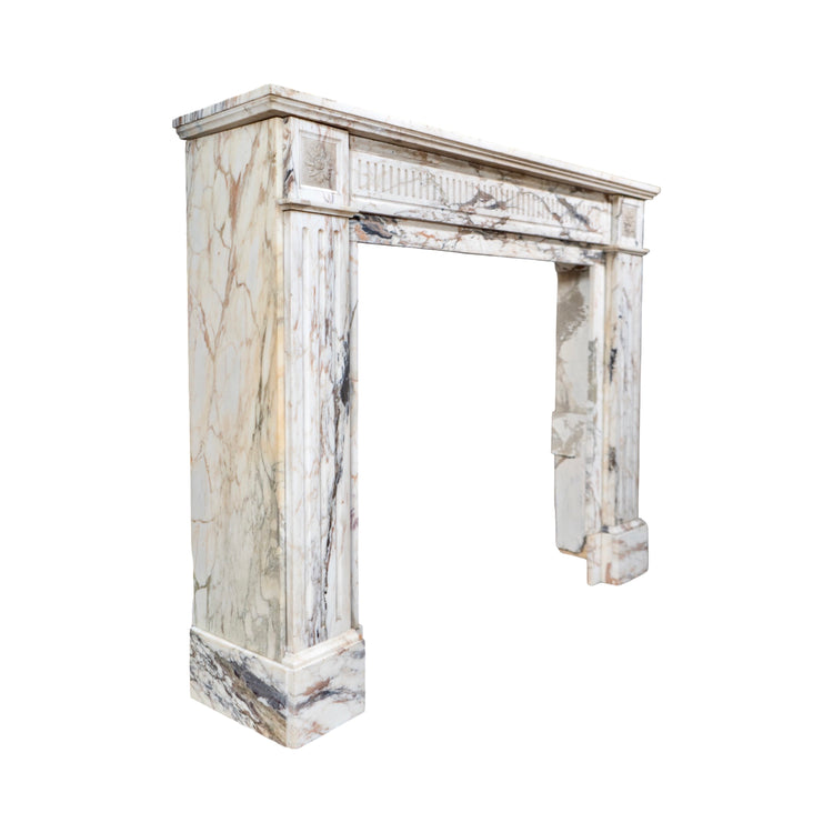 Italian Arabescato Corchia Marble Mantel (M-HNPW)