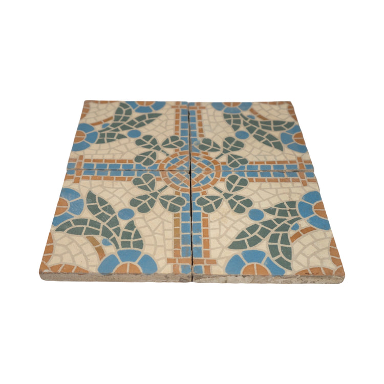Reclaimed French Encaustic Concrete Tile (ET-FL105)