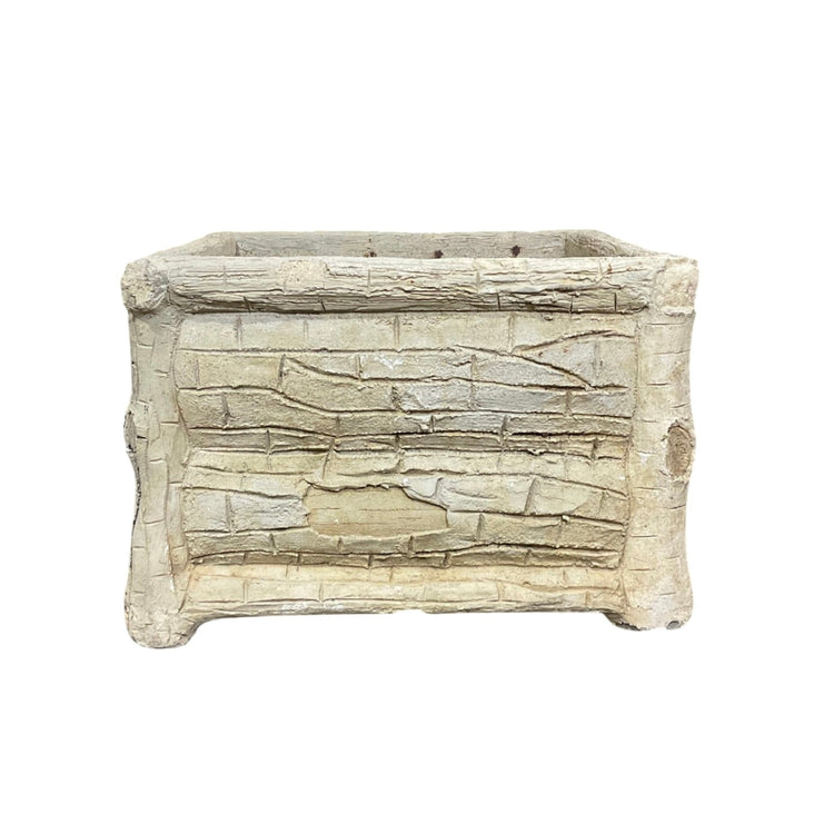 French Faux Bois Planter (V-QUFV)