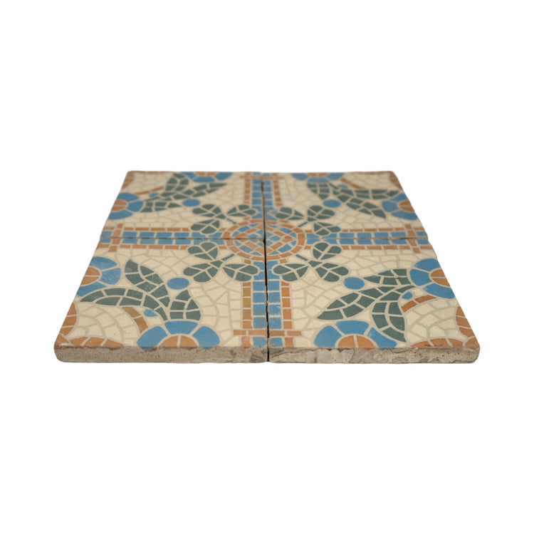 Reclaimed French Encaustic Concrete Tile (ET-FL105)