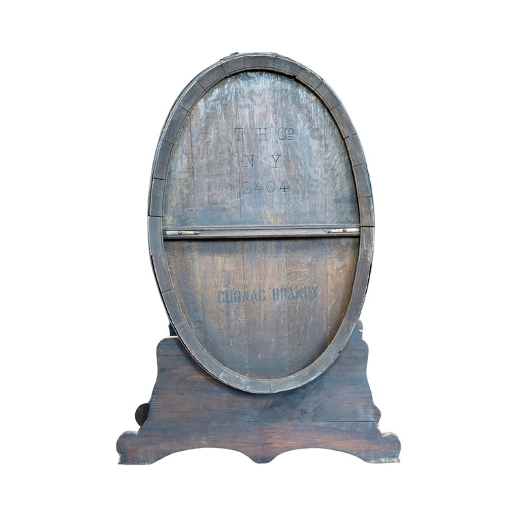 French Wooden Cognac Brandy Barrel