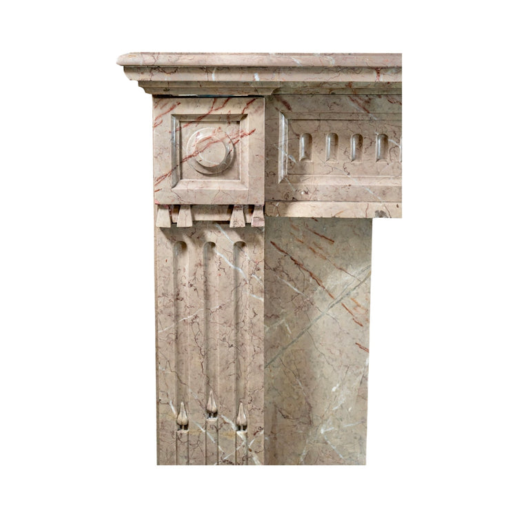 Antique French Brignoles Marble Mantel (MCH1020)