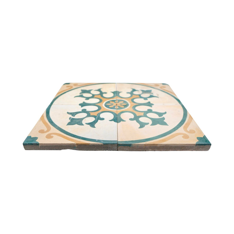 Reclaimed French Encaustic Concrete Tile (ET-MTGC)