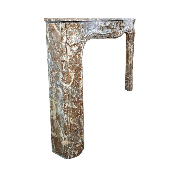 Antique French Ardennes Grey Marble Mantel (MCH1000)