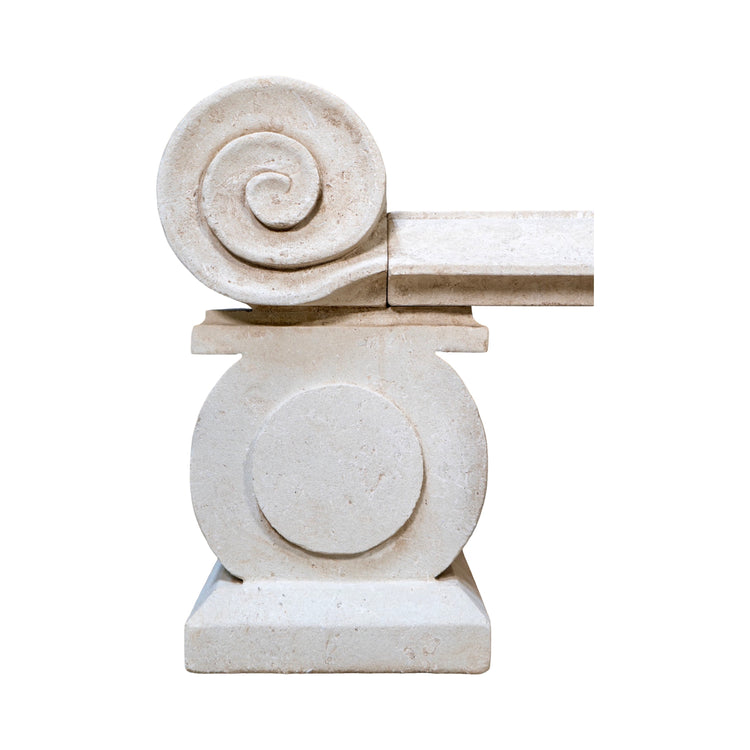 Contemporary French Limestone Bench (GE-EVGH)