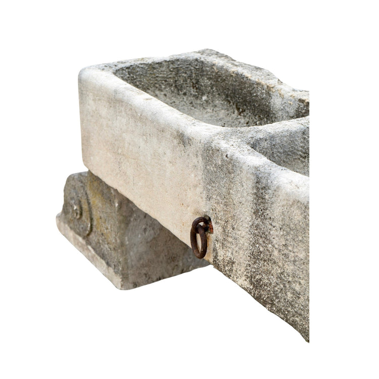 French Limestone Trough with Bases