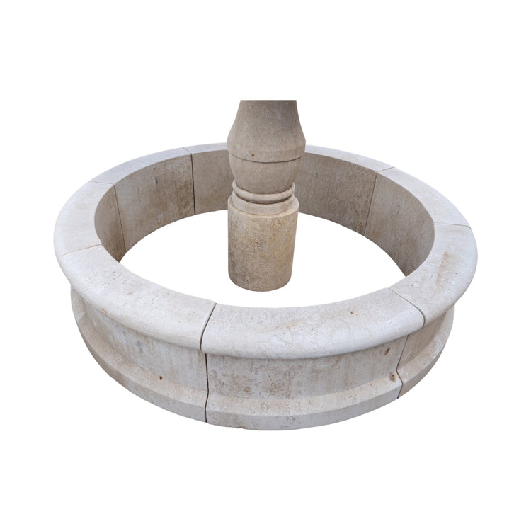 Contemporary French Limestone Central Fountain (FO155-A)