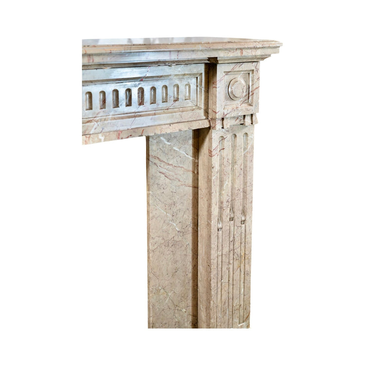 Antique French Brignoles Marble Mantel (MCH1020)