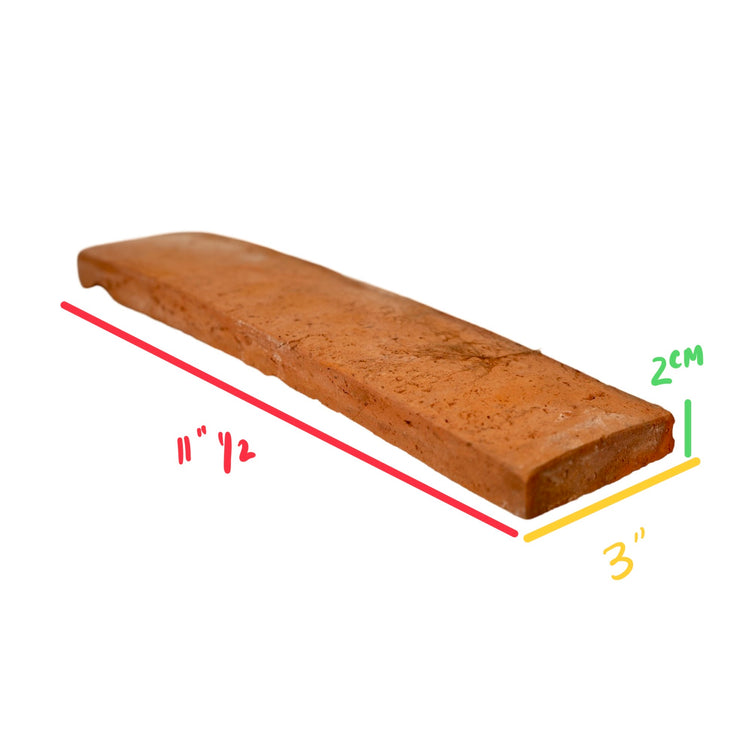 Reclaimed French Terracotta Herringbone Tile (TC005)