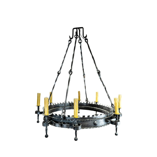 French Iron Chandelier