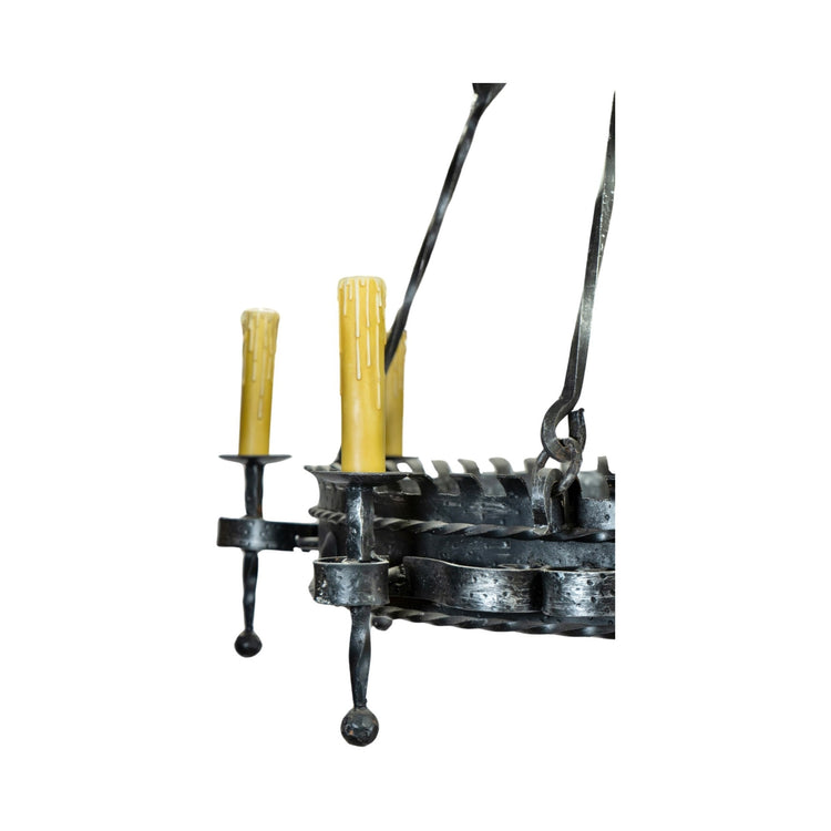 French Iron Chandelier (L-KNER)