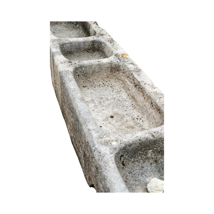 French Limestone Trough with Bases