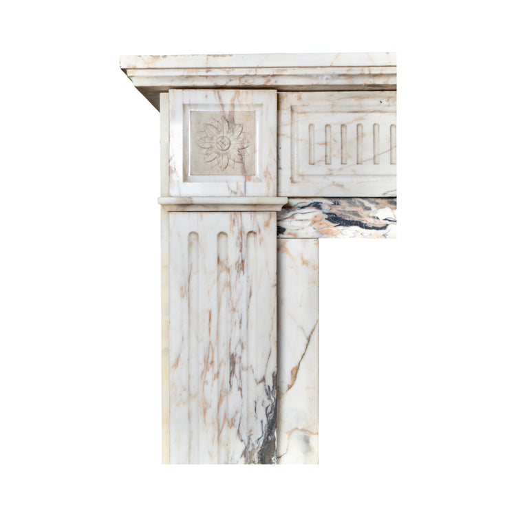 Italian Arabescato Corchia Marble Mantel (M-HNPW)