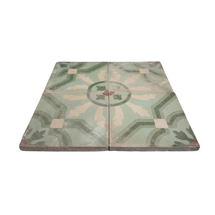 Reclaimed French Encaustic Concrete Tile (ET-UDBJ)