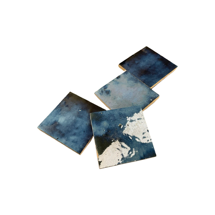 Moroccan Glazed Watercolor Blue Terracotta Tile (TC-M-WATERCOLORBLUE)